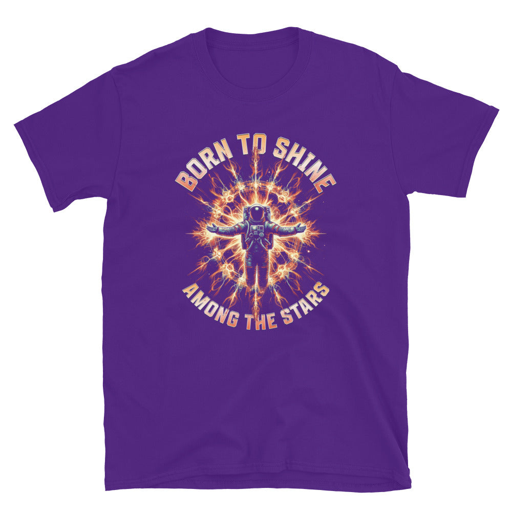 Born To Shine Among The Stars TShirt - Purple Color - https://ascensionemporium.net